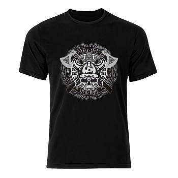 Футболка "Stich Profi" "Викинг" (тк.хлопок)(черный) — характеристики, материалы и назначение | KORGAN.KZ