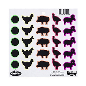 Мишени (бумажные) BIRCHWOOD Мод. MCA-20 DIRTY BIRD MULTI-COLOR ANIMALS для спортивной стрельбы в Алматы, Казахстан