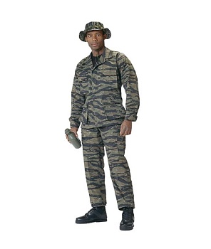 Рубашка ROTHCO Мод. ULTRA FORCE B.D.U. Rip-Stop (Tiger Stripe Camo) — характеристики, материалы и назначение | KORGAN.KZ