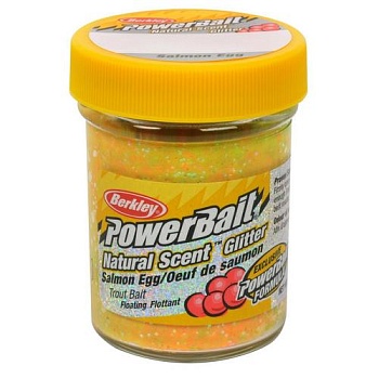 Паста BERKLEY POWERBAIT NATURAL GLITTER TROUT BAIT — приманки, бойлы, пеллетс | Алматы, Казахстан