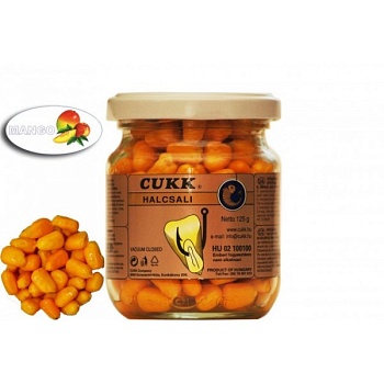 Кукуруза CUKK DELIKATES EXTRA (аромат манговый-оранжевая)(220мл.-125г.) — приманки, бойлы, пеллетс | Алматы, Казахстан
