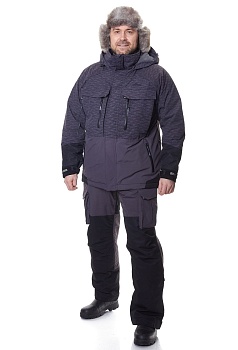 Костюм для рыбалки GRAYLING Тугур, зимний -15, серый — одежда для охоты, рыбалки и города | KORGAN Алматы