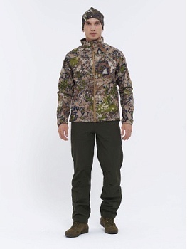 Жакет "RIDGE" (SoftShell, Forest Green) — одежда для охоты, рыбалки и города | KORGAN Алматы