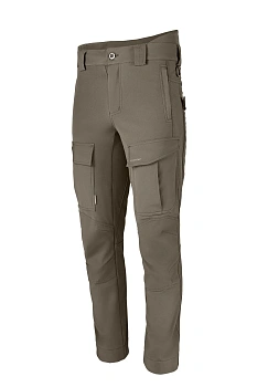 Брюки мужские "Extreme".Ткань софт-шелл на флисе (88%нейлон/12%эластан). Мембрана 10000мм/10000 г/м2/24 часа Teflon. Темная олива — технические характеристики, материалы, бренд | KORGAN.KZ