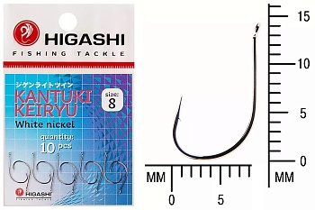 Крючки HIGASHI Мод. KANTUKI KEIRYU #8 — рыболовный крючок, различными формами и размерами | Алматы, Казахстан