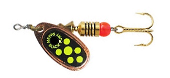 Блесна MEPPS BLACK FURY (copper chartreuse dots) — купить блесну в Алматы | KORGAN
