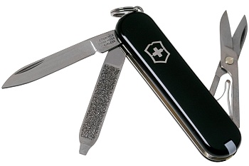 Купить Складной нож VICTORINOX Мод. CLASSIC SD ONYX в Алматы — магазин Korgan Center | Казахстан | Доставка во все регионы
