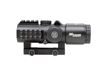 Оптический прицел SIG-SAUER Мод. BRAVO5 5x32 (IR: 5.56/7.62 HORSESHOE DOT)(кронштейн FIX на шину PICATINNY/WEAVER) для охоты в Алматы, Казахстан