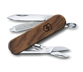 Купить Складной нож VICTORINOX Мод. CLASSIC SD WOOD в Алматы — магазин Korgan Center | Казахстан | Доставка во все регионы