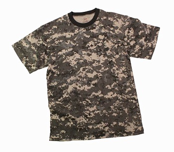 Майка ROTHCO Мод. MILITARY (короткий рукав)(poly/cotton)(Subdued Urban Digital Camo) — характеристики, материалы и назначение | KORGAN.KZ