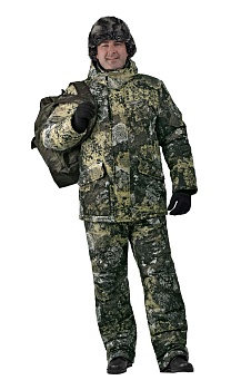 Костюм зимний URSUS "Nordwig Buran" (тк.алова)(желтая глина) — одежда для охоты, рыбалки и города | KORGAN Алматы