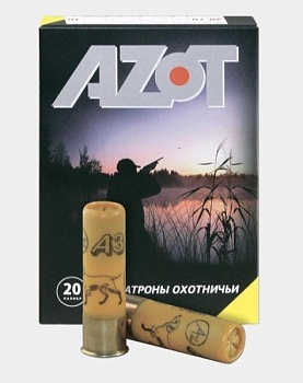 Патрон для гладкоствольного оружия АЗОТ 20/70 пуля в Алматы | Казахстан | Корган Центр | KORGAN