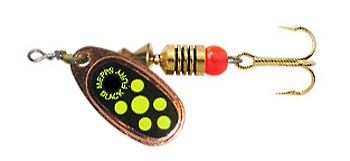 Блесна MEPPS BLACK FURY (copper chartreuse dots) — купить блесну в Алматы | KORGAN