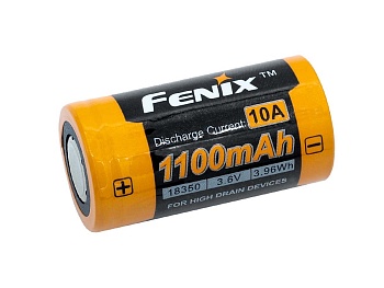 Аккумулятор (Li-ion) FENIX Мод. ARB-L18-1100P 18350 (3.6V)(1100mAh)(PCB) — налобные, ручные и кемпинговые фонари | Алматы, Казахстан