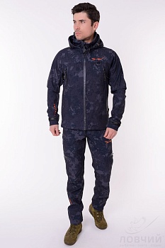 Костюм демисезонный TRITON "Triton Pro"  (тк.soft shell)(серо-черн.) — одежда для охоты, рыбалки и города | KORGAN Алматы