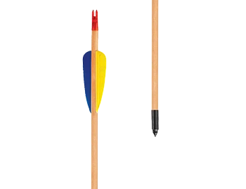 Стрелы EK Мод. WOOD 30" (76см)(для лука)(3шт) — купить в Алматы доставка по Казахстану