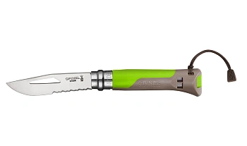 Купить Нож складной Opinel №8 Outdoor Terre\Vert в Алматы — магазин Korgan Center | Казахстан | Доставка во все регионы