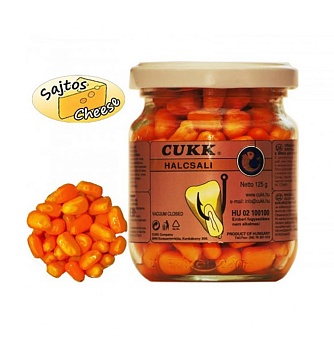 Кукуруза CUKK DELIKATES EXTRA (аромат сыра-светлооранжевая)(220мл.-125г.) — приманки, бойлы, пеллетс | Алматы, Казахстан