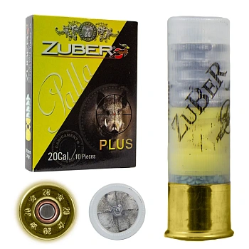  Патрон для гладкоствольного оружия ZUBER Palla Plus (20/70)(24г) в Алматы | Казахстан | Корган Центр | KORGAN