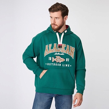 Толстовка Alaskan Promo Hoodie Green — характеристики, материалы и назначение | KORGAN.KZ