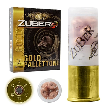  Патрон для гладкоствольного оружия ZUBER Pallettoni Gold (12/70)(35)(8,6мм x 9шт) в Алматы | Казахстан | Корган Центр | KORGAN