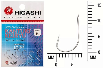 Крючки HIGASHI Мод. KANTUKI KEIRYU #6 — рыболовный крючок, различными формами и размерами | Алматы, Казахстан
