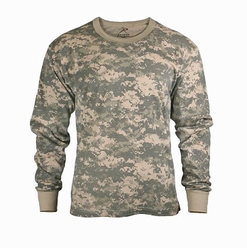 Майка ROTHCO (длинный рукав)(A.C.U. Digital Camo) — характеристики, материалы и назначение | KORGAN.KZ