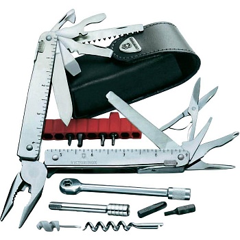 Мультиинструмент VICTORINOX Мод. SWISSTOOL PLUS для охоты и туризма в Алматы, Казахстан