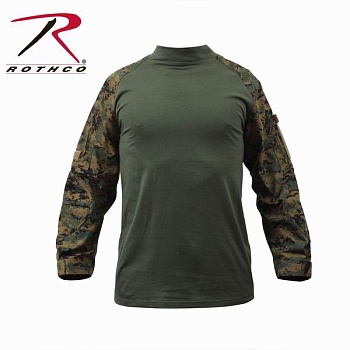 Рубашка ROTHCO Мод. MILITARY COMBAT (Woodland Digital Camo) — характеристики, материалы и назначение | KORGAN.KZ