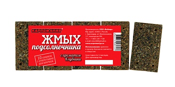 Жмых подсолнечника КАРПОМАНИЯ (клубника)(кубики)(10шт.) — приманки, бойлы, пеллетс | Алматы, Казахстан