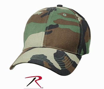 Кепка ROTHCO Мод. LOW PROFILE (Woodland Camo) — характеристика, материалы и назначение | KORGAN.KZ