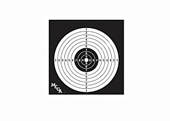 Мишень MEGALINE Мод. STANDARD (14х14см) для спортивной стрельбы в Алматы, Казахстан