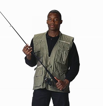 Жилет ROTHCO Мод. SAFARI OUTBACK DELUXE (O.D.) для рыбалки и охоты в Алматы, Казахстан