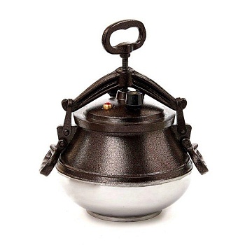 Казан афганский 12 л двухцветный — гриль, барбекю или мангал для кемпинга и туризма в Казахстане