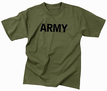 Майка ROTHCO Мод. MILITARY TRAINING "ARMY" (короткий рукав)(poly/cotton)(O.D.) — характеристики, материалы и назначение | KORGAN.KZ