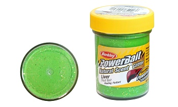 Паста BERKLEY POWERBAIT NATURAL GLITTER TROUT BAIT — приманки, бойлы, пеллетс | Алматы, Казахстан