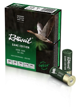  Патрон для гладкоствольного оружия ROTTWEIL-Game Edition-Goose (12/76)(35г)(№4)(3,25мм) в Алматы | Казахстан | Корган Центр | KORGAN