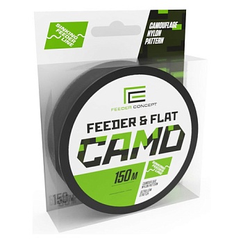 Леска FEEDER CONCEPT FEEDER&FLAT CAMO — леска для рыбалки, плетёнка, флюорокарбон | Алматы, Казахстан