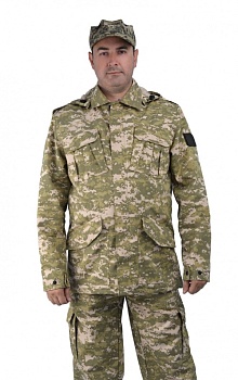 Костюм летний URSUS ЗАХВАТ (тк.рип-стоп)(зеленая цифра) — одежда для охоты, рыбалки и города | KORGAN Алматы