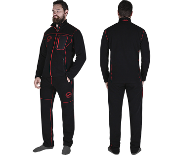 Костюм флисовый Alaskan RoyalFish черный — одежда для охоты, рыбалки и города | KORGAN Алматы