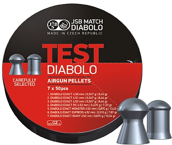 Пульки JSB Мод. DIABOLO EXACT TEST купить в Алматы | Магазин Корган Центр