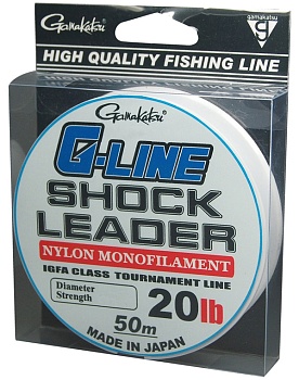 Леска GAMAKATSU G-LINE SHOCK LEADER — леска для рыбалки, плетёнка, флюорокарбон | Алматы, Казахстан