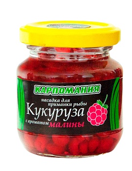 Кукуруза КАРПОМАНИЯ (мягкая)(малиновая с аром.малины)(105г.) — приманки, бойлы, пеллетс | Алматы, Казахстан