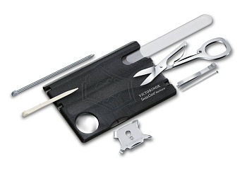 Карта-мультиинструмент VICTORINOX Мод. SWISSCARD NAILCARE BLACK для охоты и туризма в Алматы, Казахстан