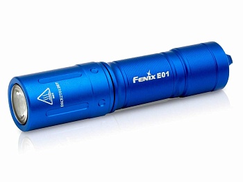Фонарь FENIX Мод. E01 V2.0 синий — налобные, ручные и кемпинговые фонари | Алматы, Казахстан