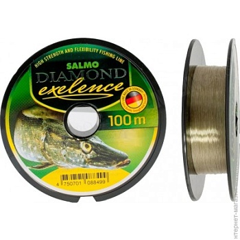 Леска SALMO Мод. DIAMOND EXELENCE — леска для рыбалки, плетёнка, флюорокарбон | Алматы, Казахстан
