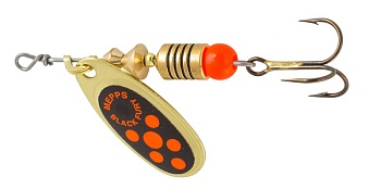 Блесна MEPPS BLACK FURY (gold orange dots) — купить блесну в Алматы | KORGAN