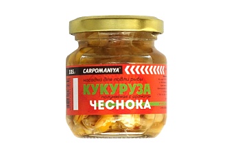 Кукуруза КАРПОМАНИЯ (полумягкая)(натуральная с аром.чеснока)(105г.) — приманки, бойлы, пеллетс | Алматы, Казахстан