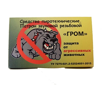 Патрон звуковой резьбовой "Гром" (15шт.) — Доставка по Казахстану