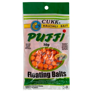 Приманка PUFFI (плавающая)(аромат смешанный-оранжевая)(10-14мм)(30г.) — приманки, бойлы, пеллетс | Алматы, Казахстан